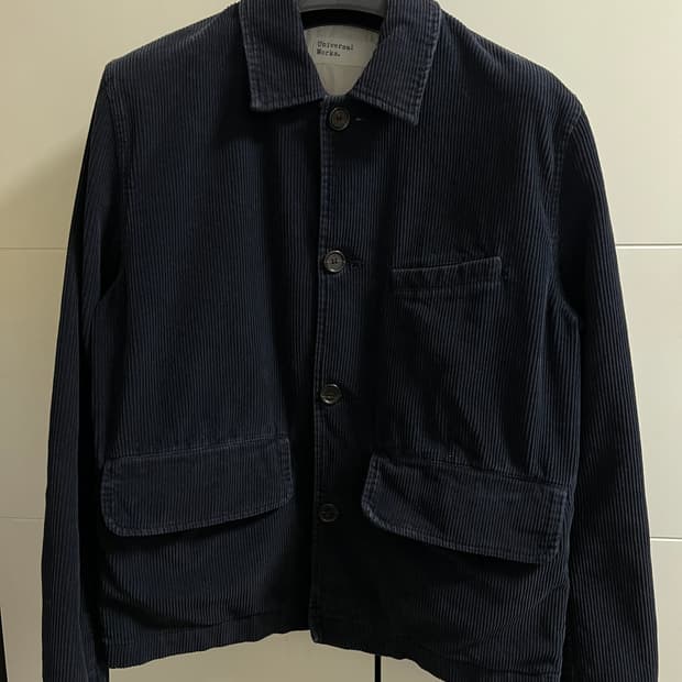 택포8) 유니버셜 웍스 코듀로이 워크자켓 M