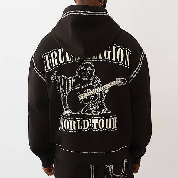 트루 릴리젼 오버핏 Super T 후드집업