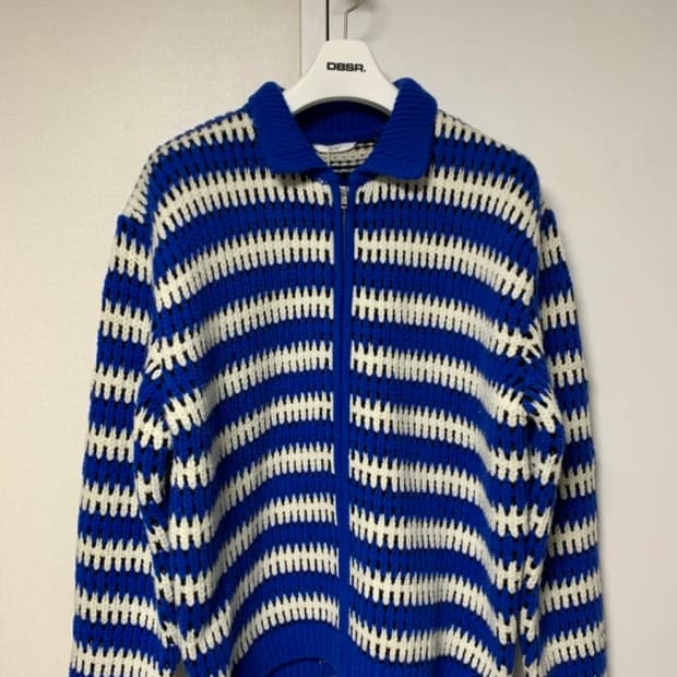 급처!STU 블루니트집업