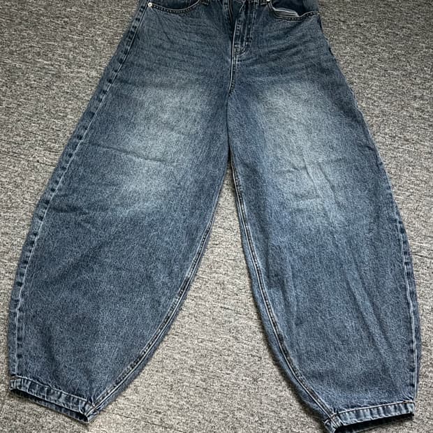 기철 BALLOON FIT DENIM PANTS (INDIGO BLUE)