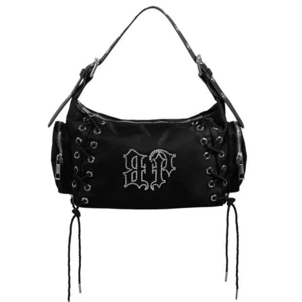 블랙퍼플 글로우 코르셋 백 Glow Corset Bag 블랙