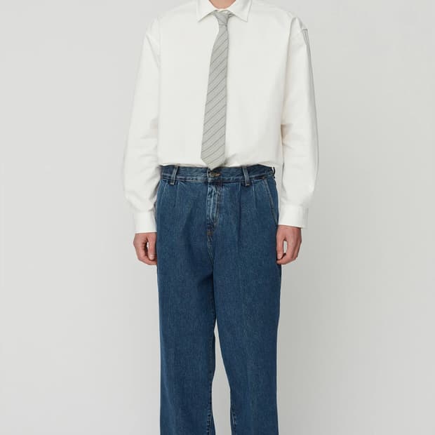 mfpen BIG JEANS Washed Blue L사이즈 상태 양호