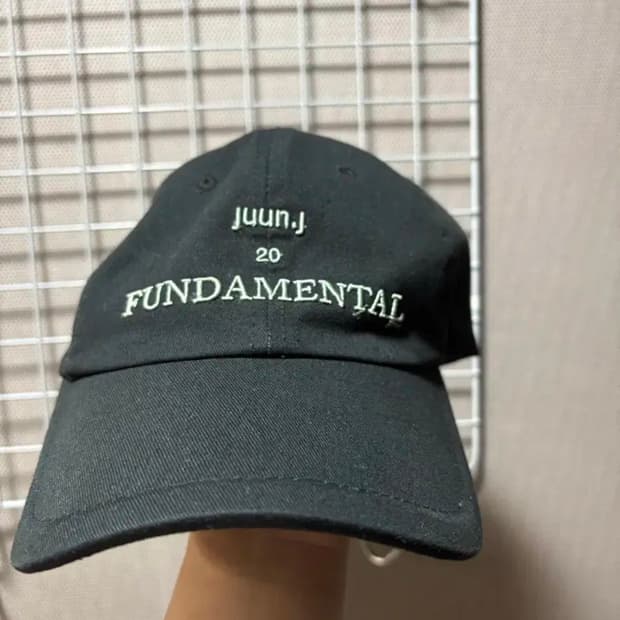 준지 펀더멘탈 볼캡 블랙