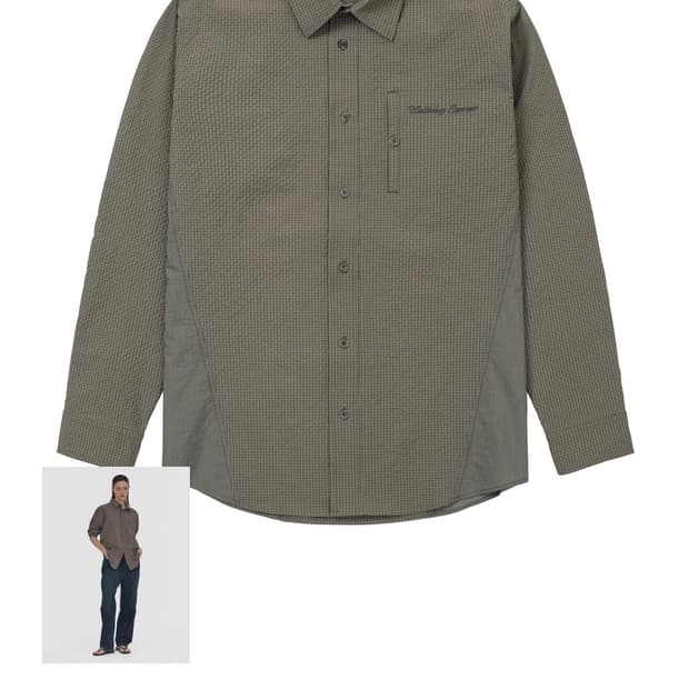 WELLBEING EXPRESS Blocked Check Shirt