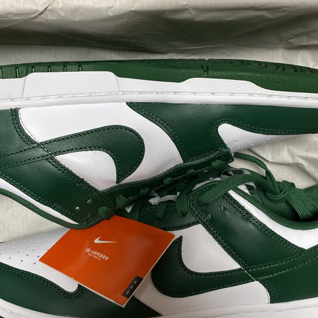 [280] 나이키 덩크 바시티그린