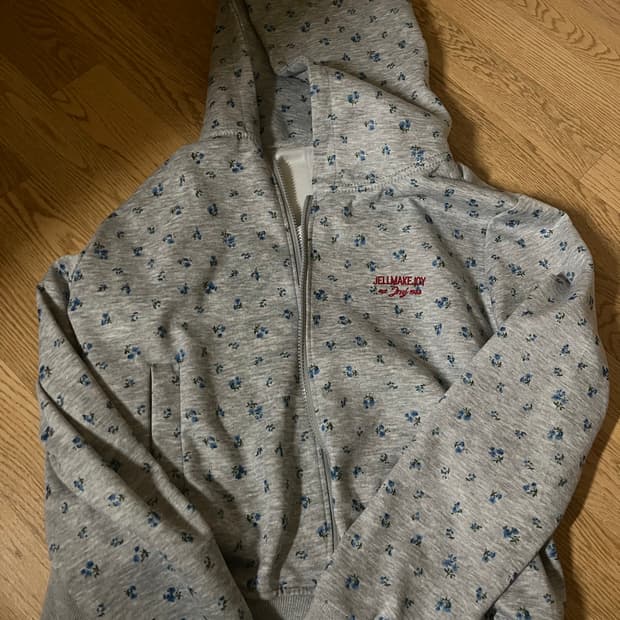 Nobrand 꽃무늬 후드집업 빈티지