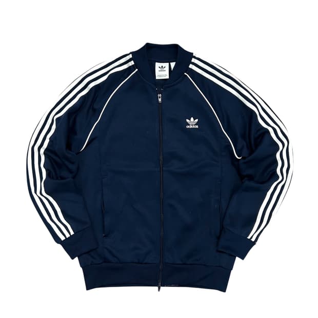 아디다스 네이비 슈퍼스타 져지(XL)