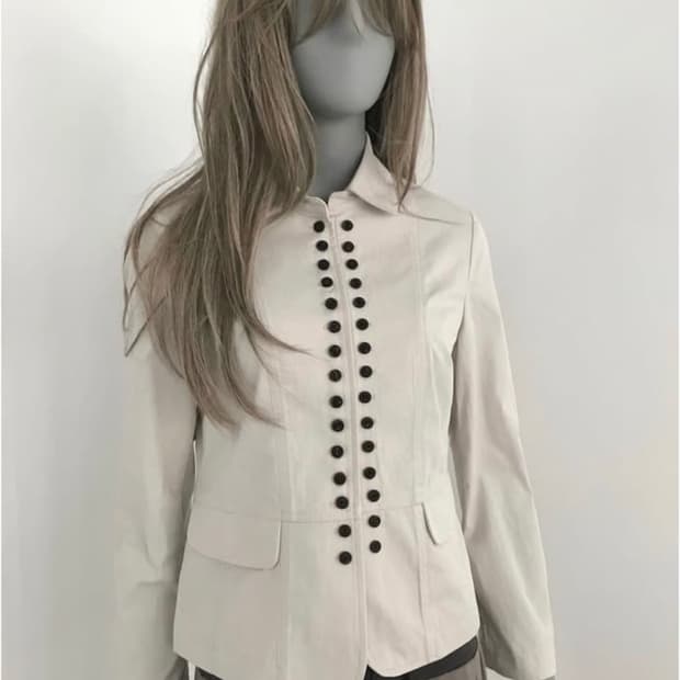 산코파퓨엘라 sankofa puella 멀티플 버튼 자켓 베이지