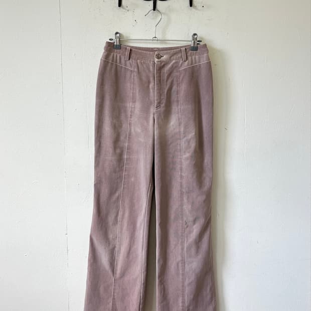 Japan vtg 인디핑크 코튼 팬츠