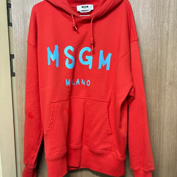 MSGM 후드티 오렌지L