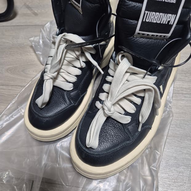 [250] 릭오웬스 컨버스 다크쉐도우 터보웨폰 블랙크림