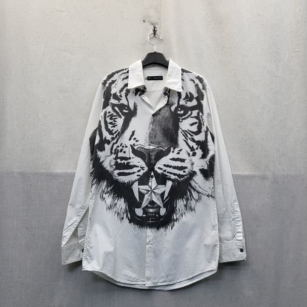 디스퀘어드2 호랑이 프린팅 셔츠