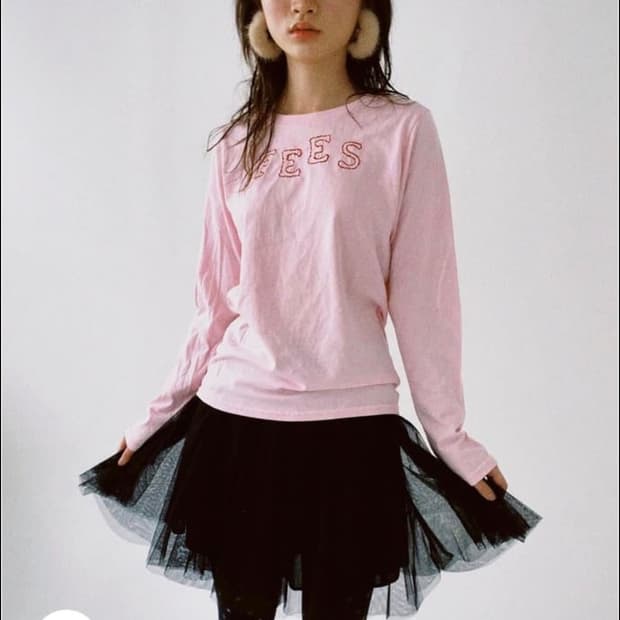 샵페어리 faerie handwriting stitch long top