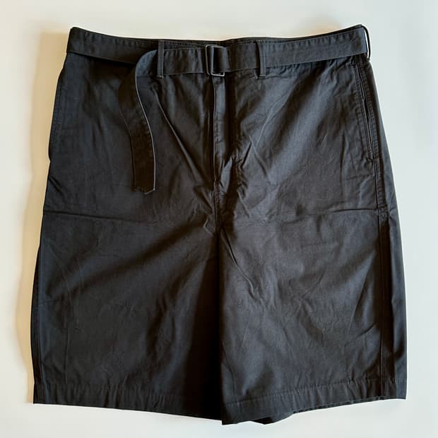 르메르 테일러드 벨티드 쇼츠 블랙 L사이즈 신품급 유니섹스 트위스트