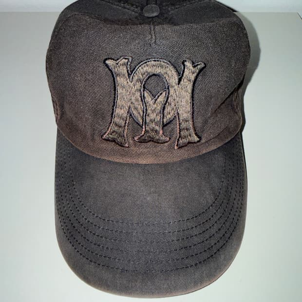 MPQ BIG VISOR CAP (washed black)