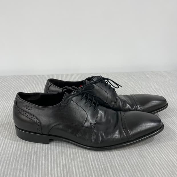 504) HugoBoss 휴고 보스 스트레이트팁 구두 US11