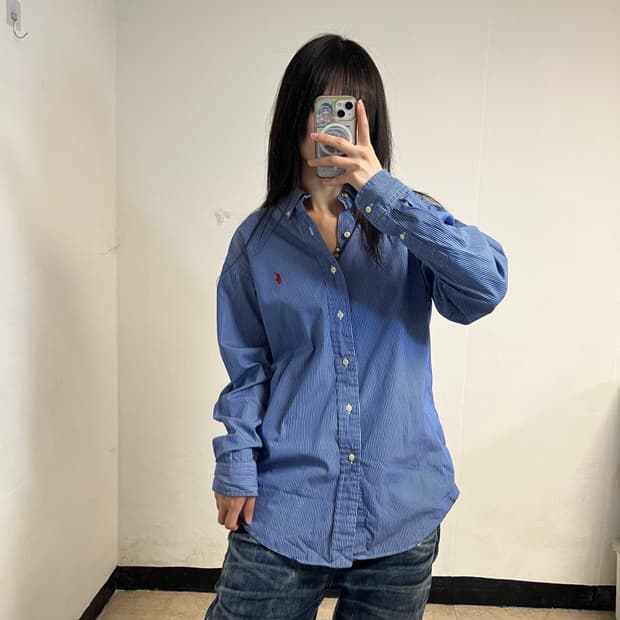 Polo Ralph Lauren Blue Striped Shirt