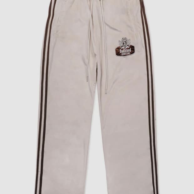 배드블러드 스포츠 클럽 벨벳 조거 베이지 xs