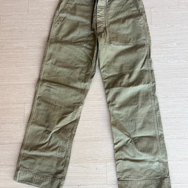 더블알엘 RRL 카고 해링본 팬츠