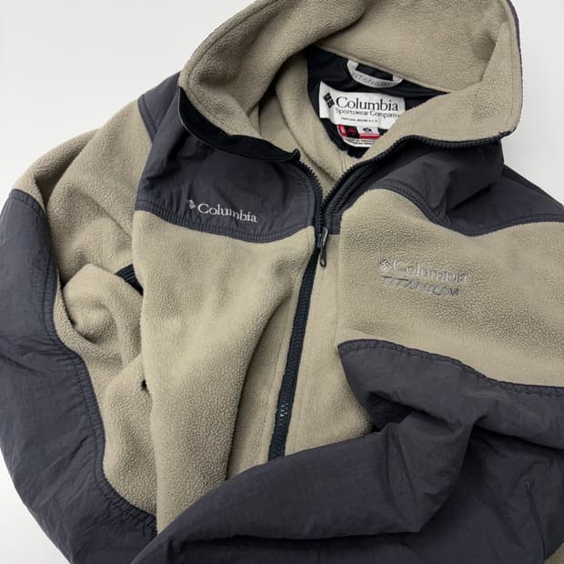 컬럼비아 00s 플리스 집업