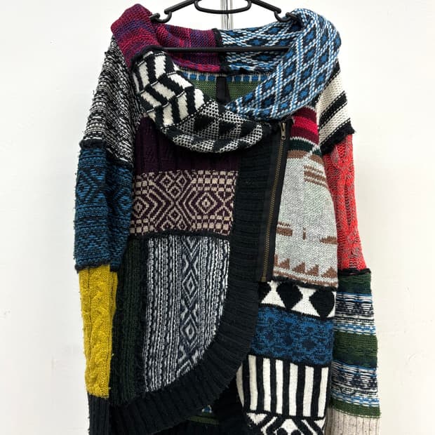 빈티지 데시구알 오리엔탈 가디건