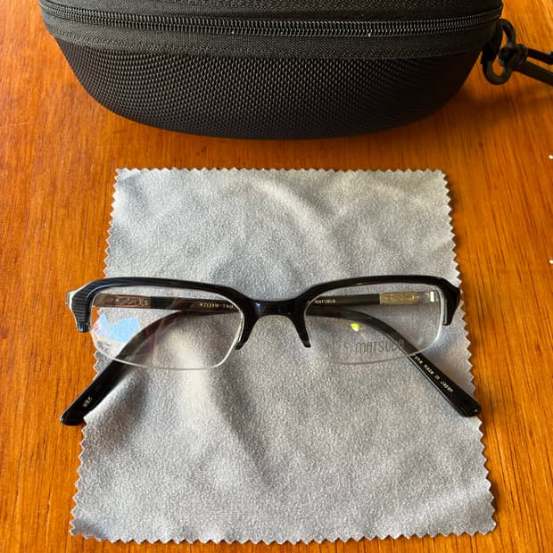 마츠다 반무테 안경