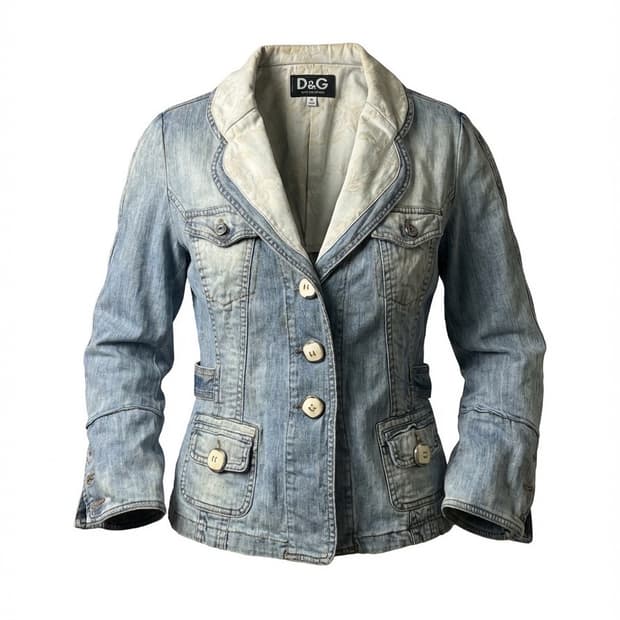 돌체앤가바나 D&G 00s 빈티지 데님 자켓