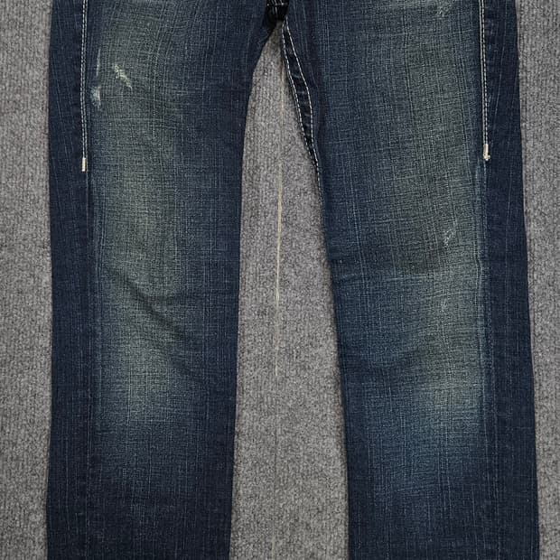 트루릴리젼 로우라이즈 2000`s 여성 데님 팬츠(급처)