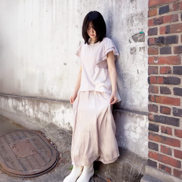 안개빛 레이스 플레어 SET