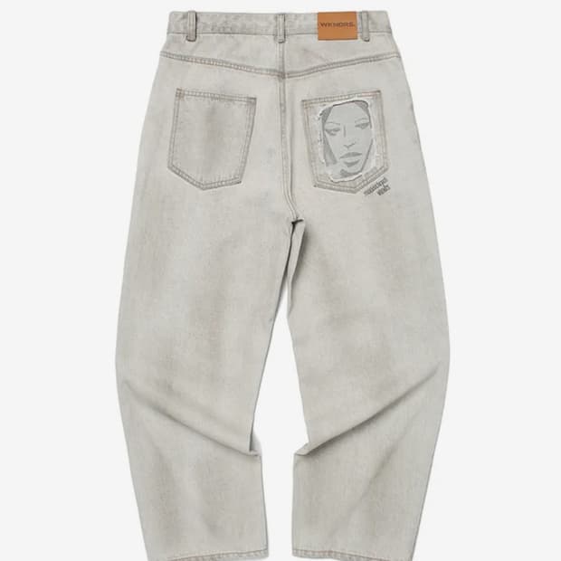 위캔더스 FACE DENIM PANTS s사이즈