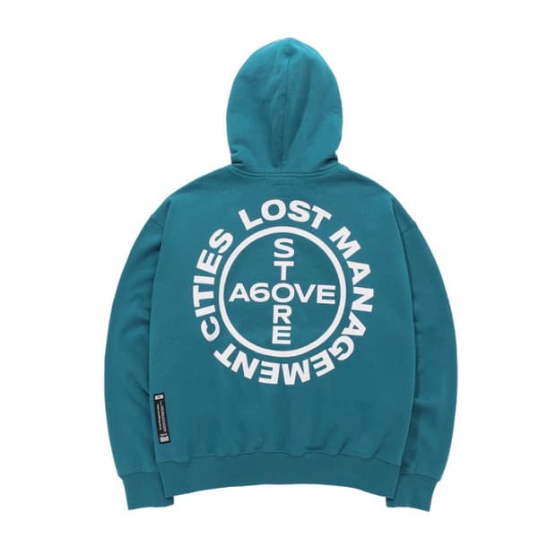 LMC x A6OVE 후드티 dk teal L 사이즈