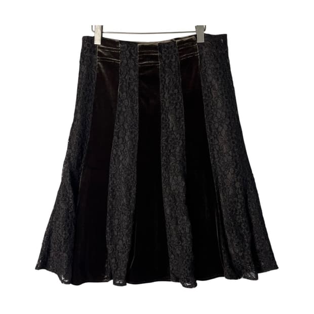 [JPN] 빈티지 오리엔탈 레이스 미디스커트