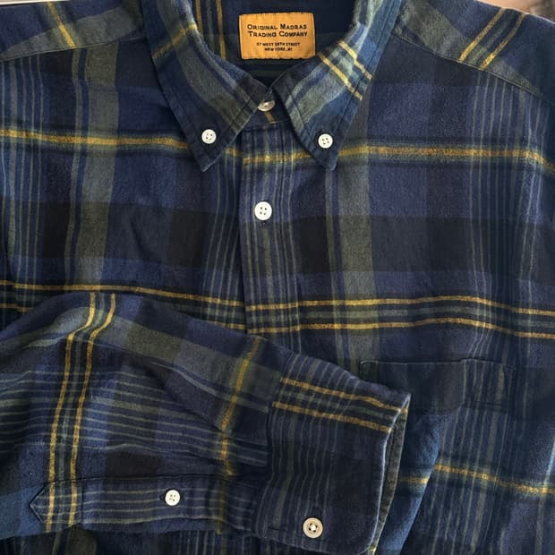 Original Madras 체크 셔츠 L