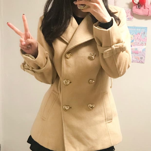 빈티지 라떼 퍼 숏 코트 히메갸루 로걀 히메카지 리즈리사깔 공겜여주 고딕