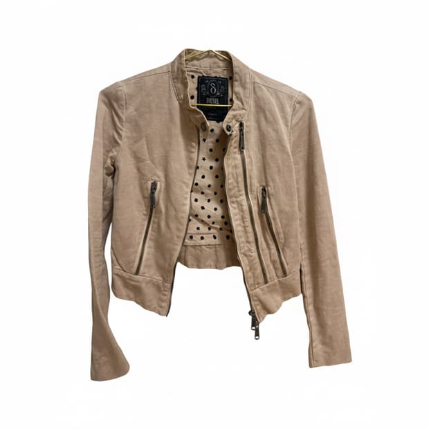 Diesel 라이더 자켓 베이지 80사이즈xs