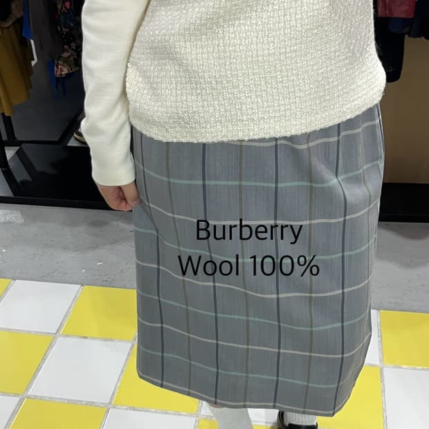 Burberry 버버리 울 100% 스커트