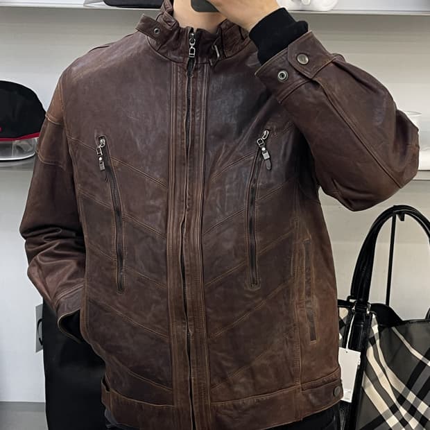 레드옥스 메카닉 레더 자켓