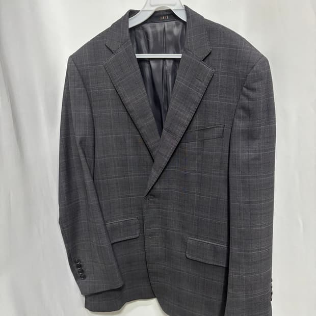 닥스(DAKS)봄 가을 남성 그레이 체크 정장 자켓 100-85-170