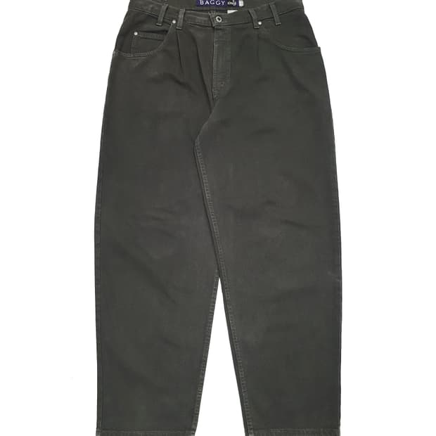 리바이스 실버탭 배기 빈티지 90s 카키그린 36