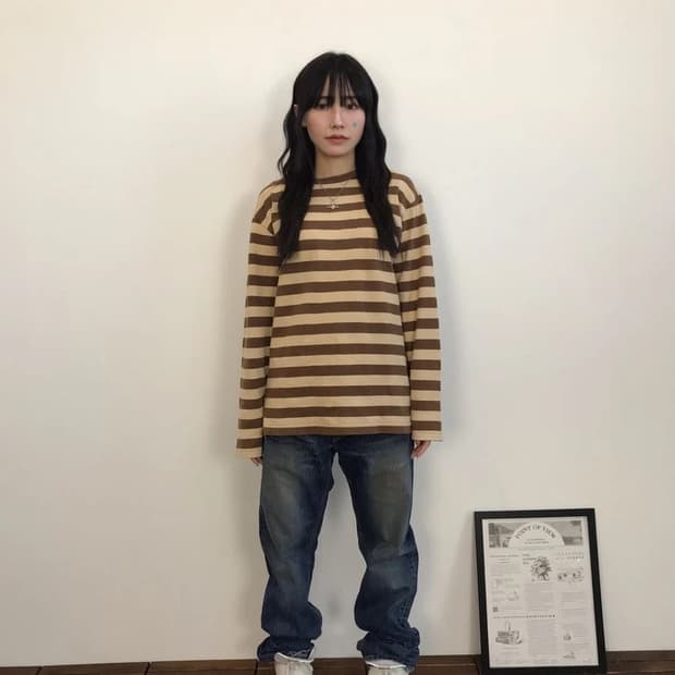 FXR Brown Stripe Long Sleeve