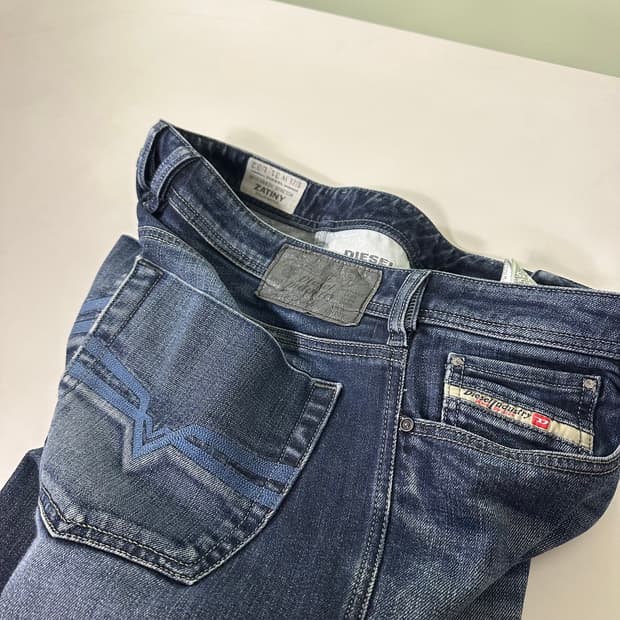 M 31 디젤인더스트리 진청워시드 ZATINY 자티니 데님팬츠