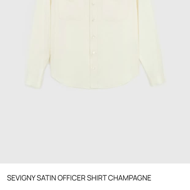 Taile 타일레 사틴 오피서 셔츠 1Size