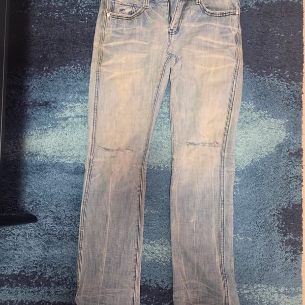 빈티지 AVH DENIM 찢청 데님 청바지