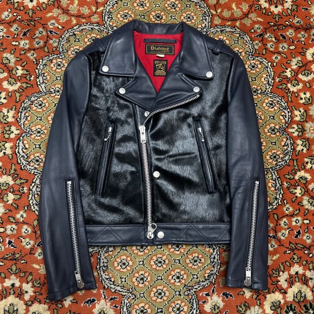 [36] 디아프바인 우먼스 스티어하이드 조니 라이더자켓 