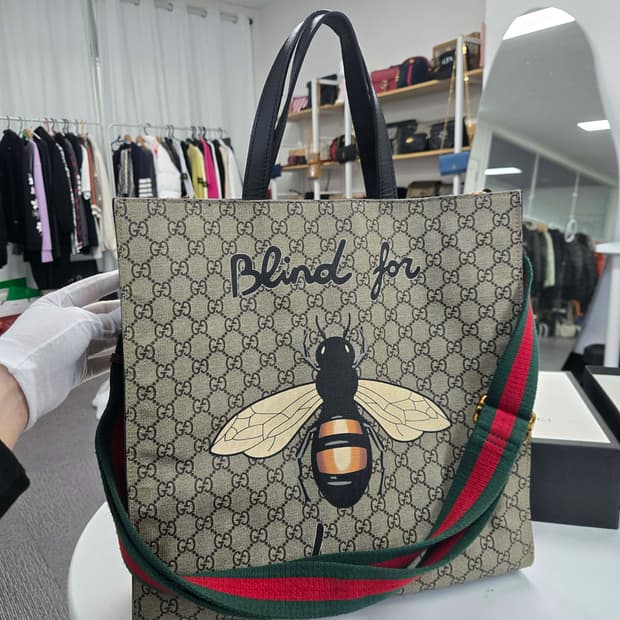 [50%세일] 구찌 꿀벌 토트 숄더백