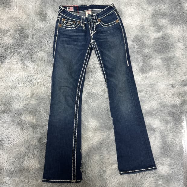 트루릴리전 트루진 여성 24사이즈 근본 스티치