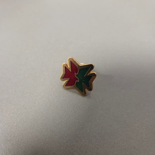 일본 사가현 빈티지 뱃지