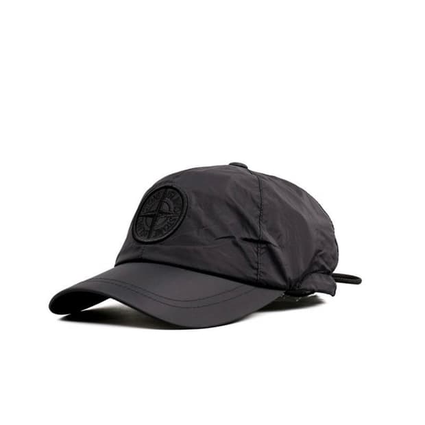 [XL] 스톤아일랜드 나일론 메탈 6-패널 볼캡 블랙
