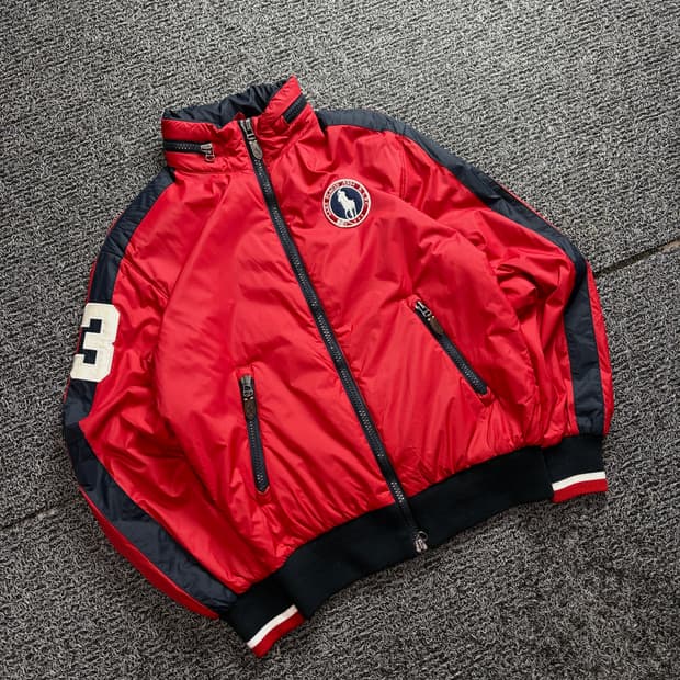 폴로 랄프로렌 벤쿠버 USA 폴리에스터 투웨이 집업 자켓 2642