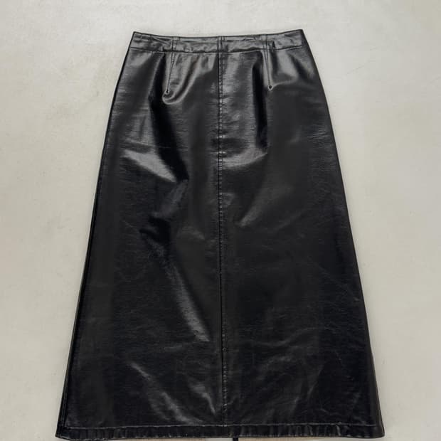 오라리 코팅 스커트